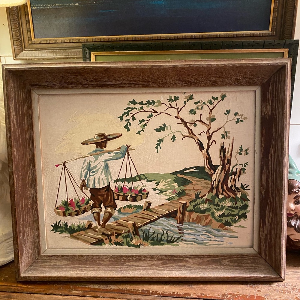 Vintage paint by number!
